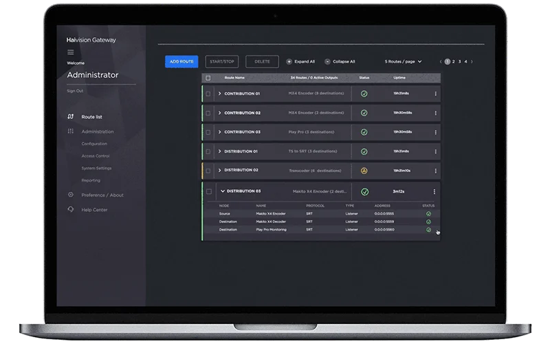 Haivision SRT Gateway